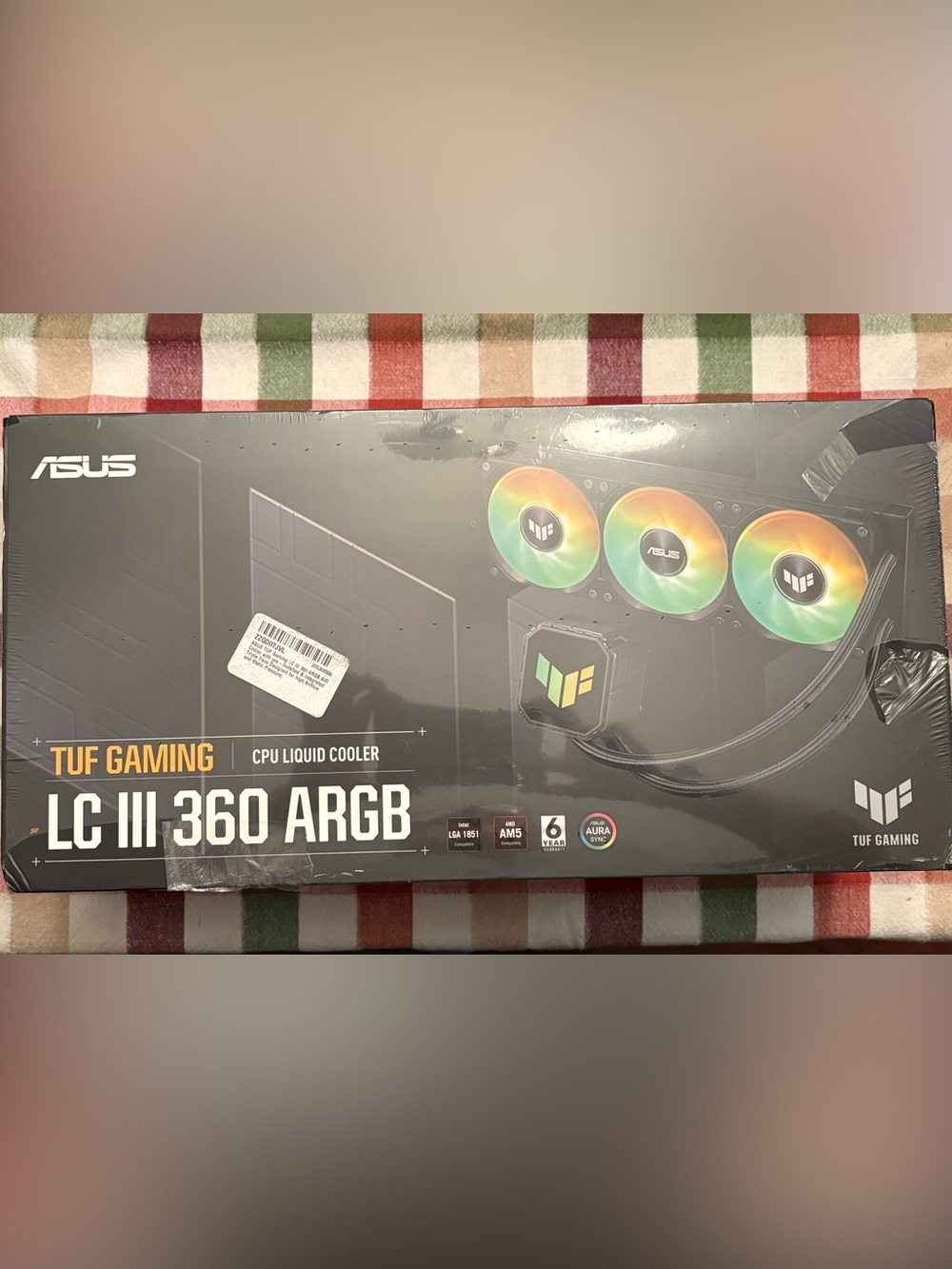 ASUS TUF Gaming LC III 360 ARGB CPU Liquid Cooler AIO New